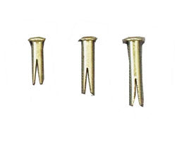 Split Rivet for mounting Combination locks to briefcases 1/2"
